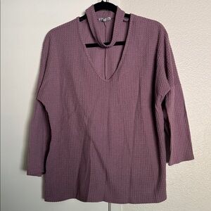 CHARLOTTE RUSSE Choker Sweater